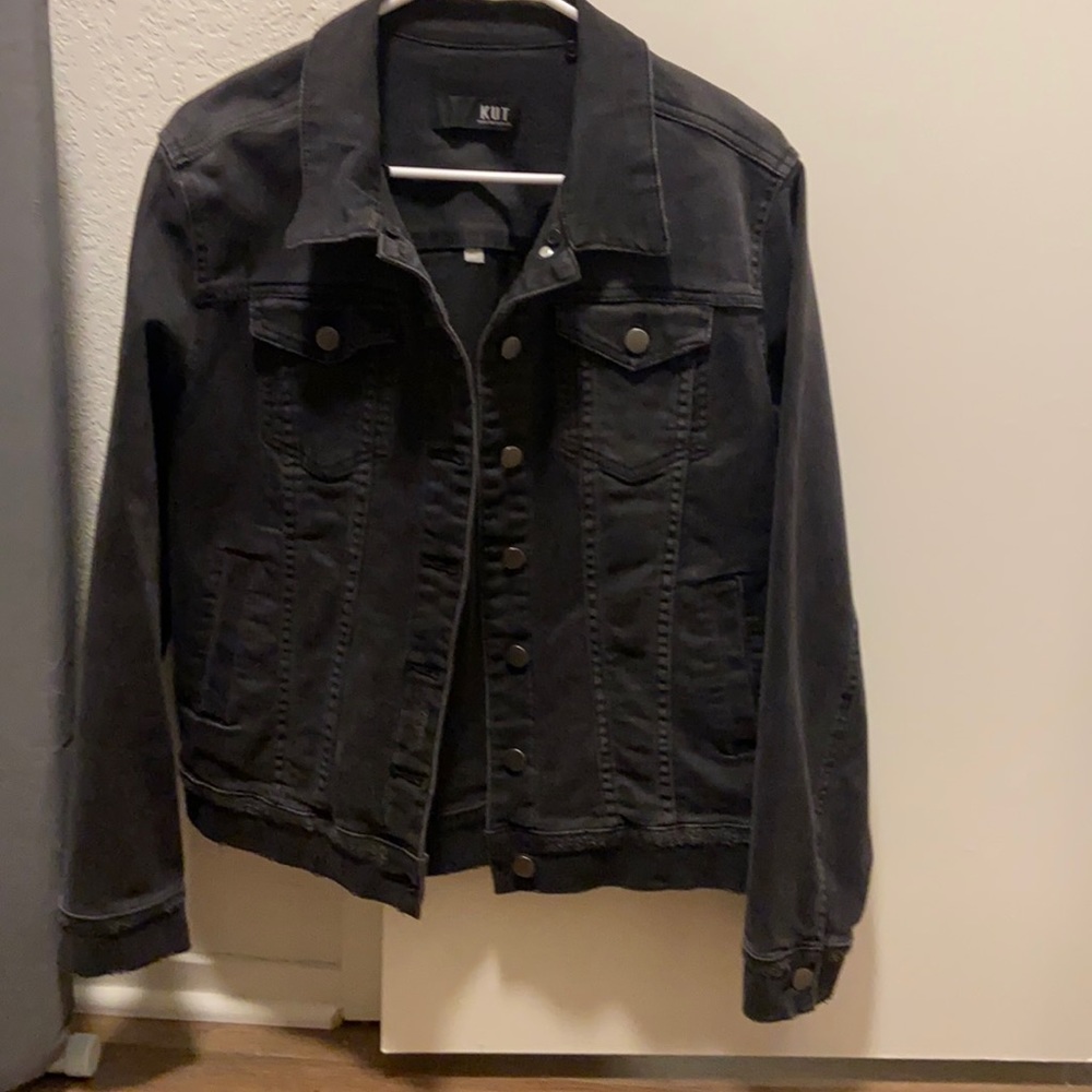Kut from the kloth black jean jacket
